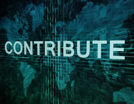Contribute 스톡 일러스트