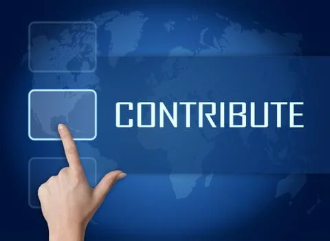 Contribute 스톡 일러스트