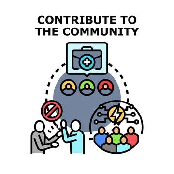 Contributing resources, solving problems, and developing community Illustration
