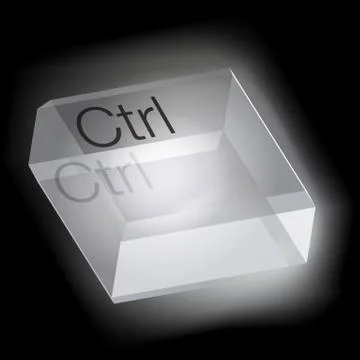 Control button Illustrazione stock