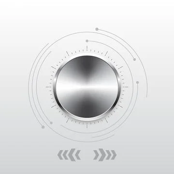 Control button technology background It is a technology that can be used to.. Stockillustratie