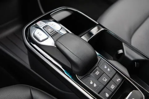 Control buttons in a car Stock Photos
