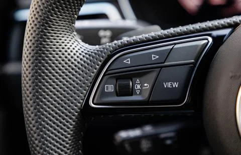 Control buttons in a car Stock Photos