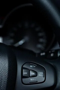 Control buttons in modern car Stock Photos