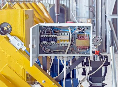 Control Cabinet power device Stock Photos