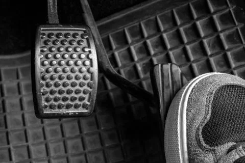 Control the car. Foto stock