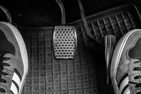 Control the car. Stock Photos