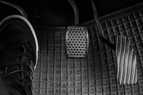 Control the car. Stock Photos