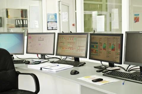 Control center Stock Photos