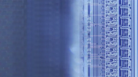The control circuit microelectronic devices. Macro Stock Footage 42639045