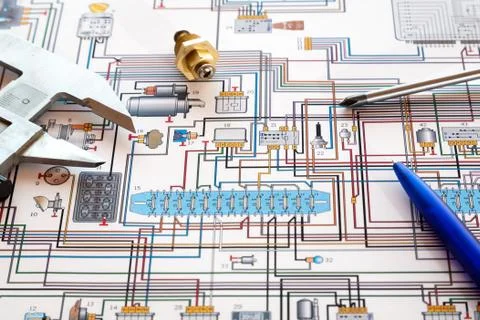 The control circuit Stock Photos