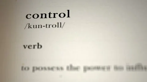 Control Definition 動画素材 66518899