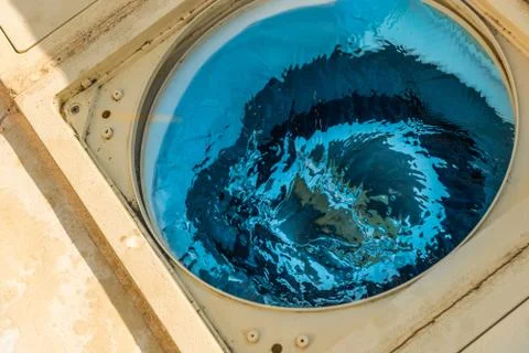 Control filtration system pool Stock Photos