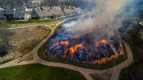 Control Fire 库存照片