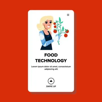 Control food technology vector 스톡 일러스트