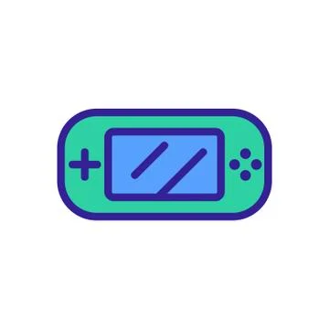 Control game icon vector. Isolated contour symbol illustration 스톡 일러스트