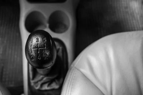 Control gear in driving. Stock Photos