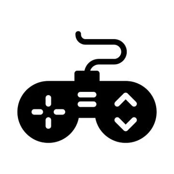 Control glyph flat icon イラスト素材