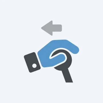 Control handle icon Stock Illustration