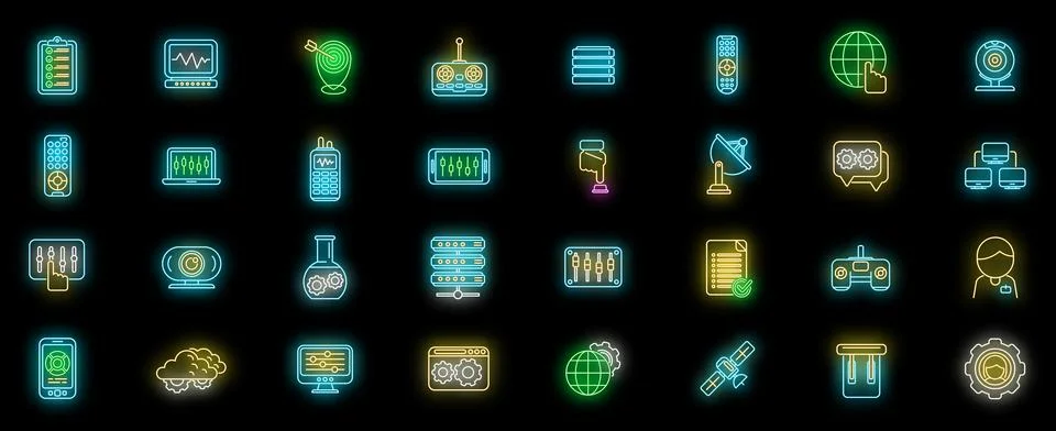 Control icon outline vector. Digital global Stock Illustration