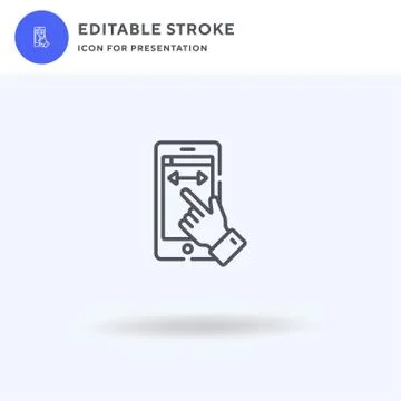 Control icon vector, filled flat sign, solid pictogram isolated on white, logo Stock Illustration