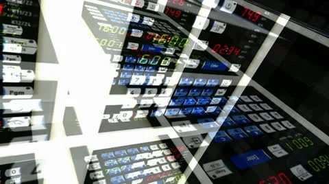 Control Interface Motion Mapping Stock Footage 24728039