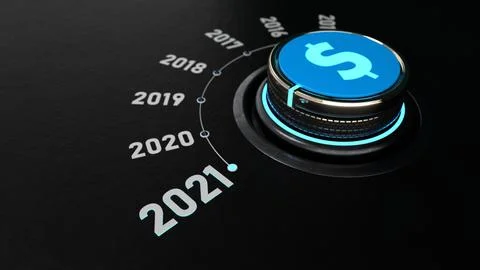 Control Knob Dollar 2021 Stock Illustration