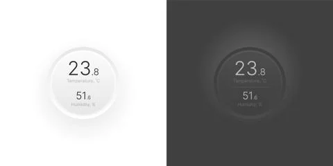 Control knob used for regulating. UI and UX Kit. Illustrazione stock