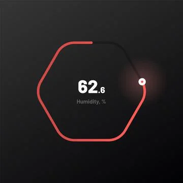 Control knob used for regulating. UI and UX Kit. Illustrazione stock