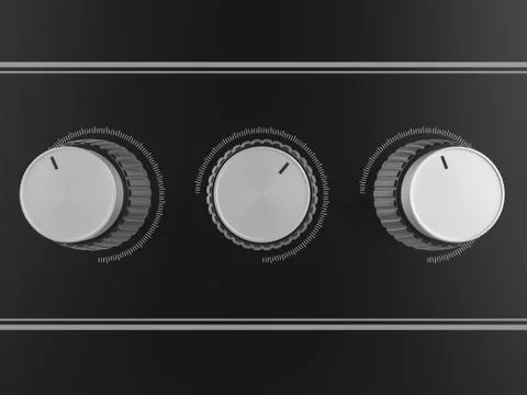 Control knobs Stock Illustration
