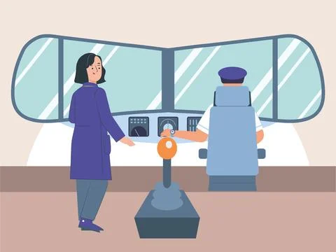 Control Lever Concept Illustration Illustrazione stock