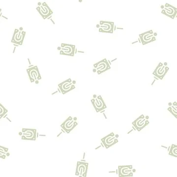 Control lever glyph vector seamless pattern sign Illustrazione stock