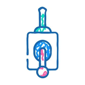 Control lever sign icon doodle illustration Stock-Illustration