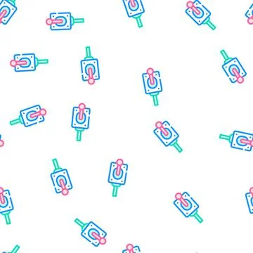 Control lever vector seamless pattern sign Illustrazione stock