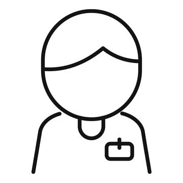 Control manager icon outline vector. Business center Stock Illustration