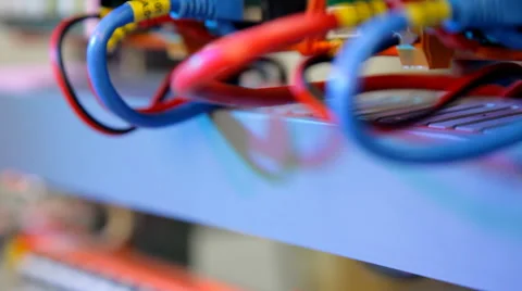 Control modules heat power at the production stage. Stock Footage 44373246