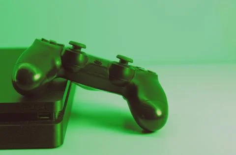 Control of new generation electronic games Stock Photos