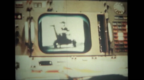 Control panel and operation being carried out shown on screen Stock Footage 39912523