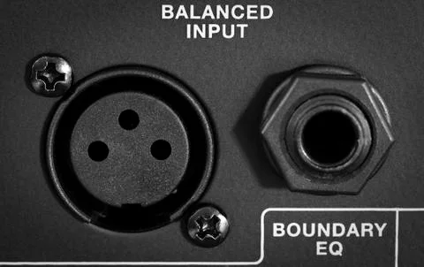 Control panel audio device Stock Photos