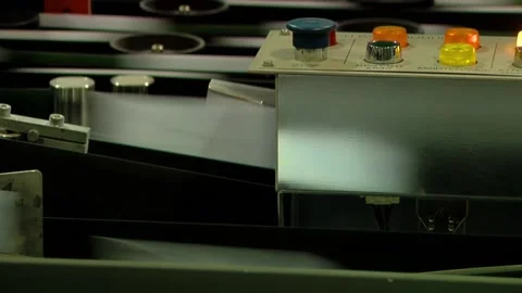 Control Panel of Automated Letter Sorting Machine at Postal Distribution Center  Stock Footage 154875795