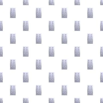 Control panel buttons seamless repeating pattern design Illustrazione stock