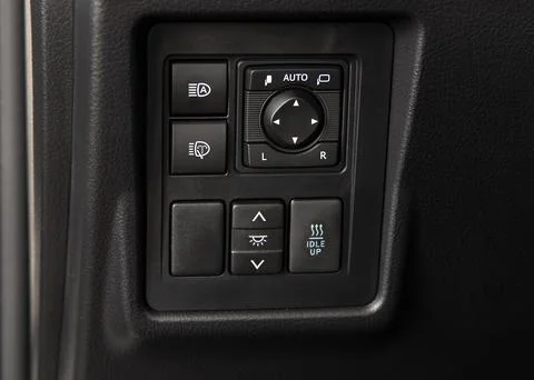 Control panel in car interior Stock Photos
