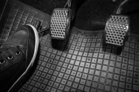 Control panel of the car. Foto stock