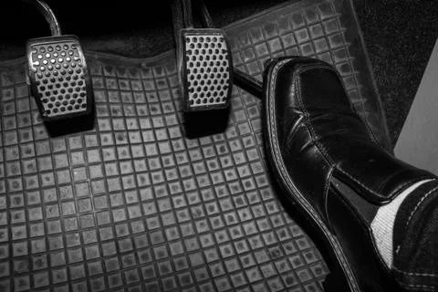 Control panel of the car. Foto stock