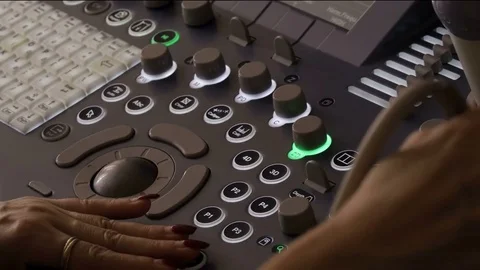 Control Panel close-up Stock Footage 71755926