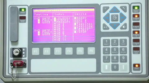 Control panel commuter Video stock 36632451