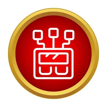 Control panel device managing multiple electronic connections icon イラスト素材
