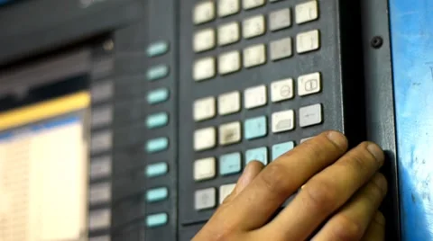 Control panel Stock Footage 8550378