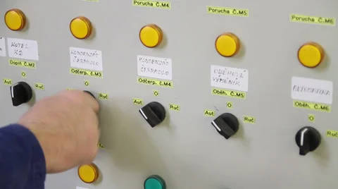 Control panel Stock Footage 35471368