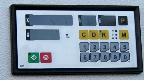 Control Panel Stock Footage 47314995